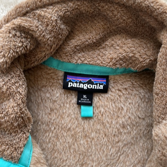 Patagonia Womens Re-Tool Snap-T Pullover Slim Fit Bear Brown XL - Picture 2 of 5